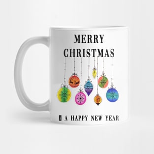 Christmas Bauble Card Mug